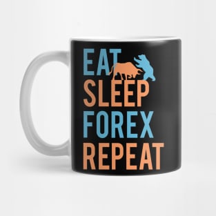 Eat sleep forex repeat Mug